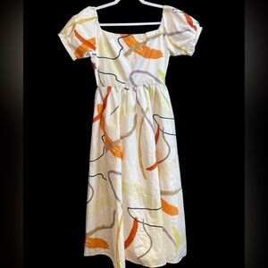 Our Second Nature Multicolor Midi Dress